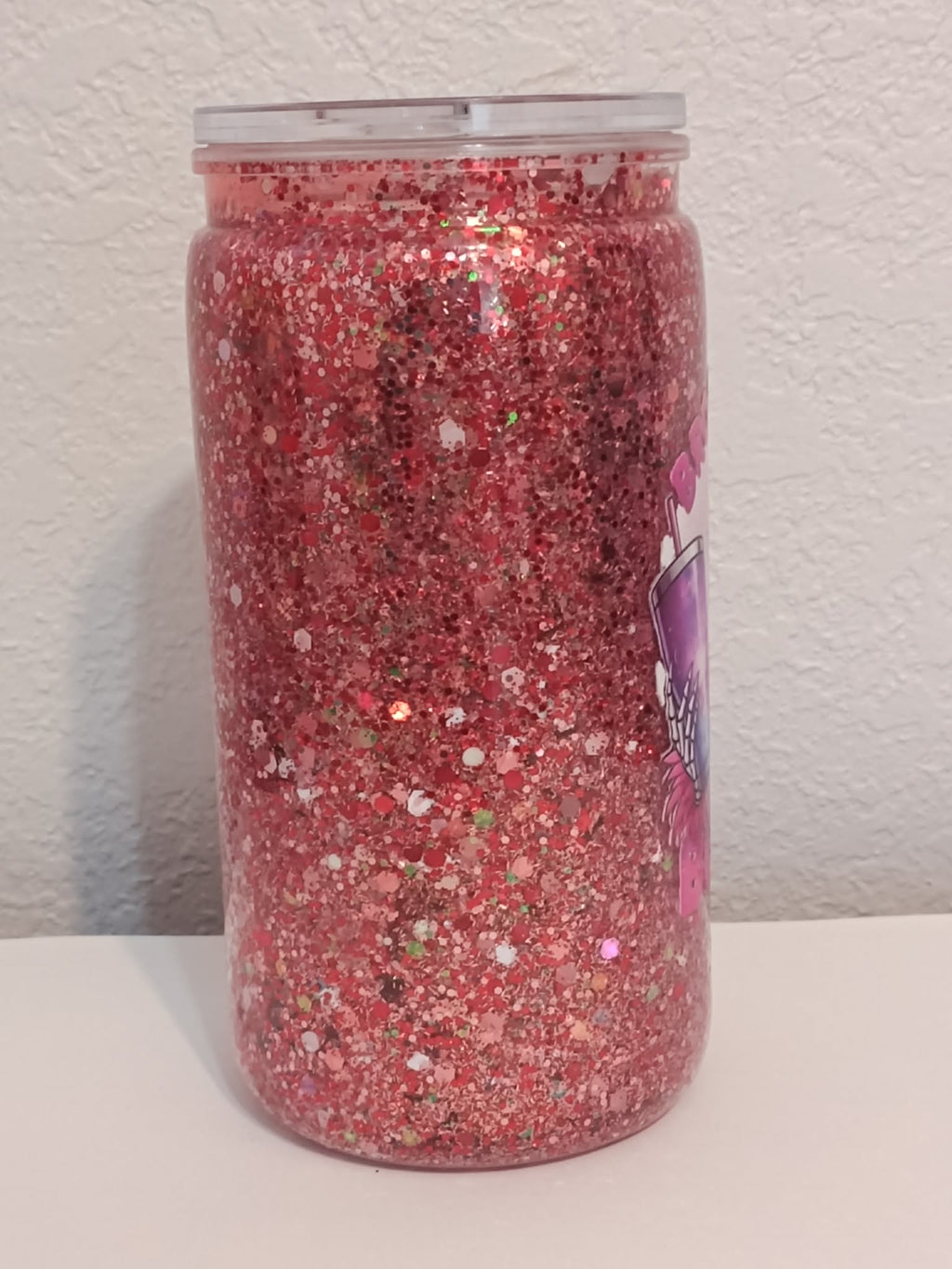Broke and Bougie Skull Snowglobe Cup