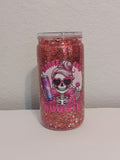 Broke and Bougie Skull Snowglobe Cup