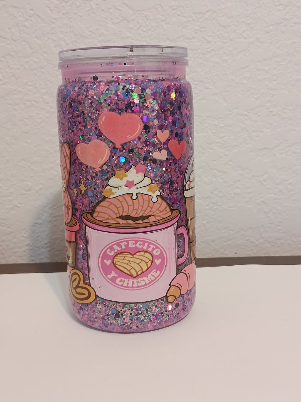 Cafecito y Chisme Bunny Snowglobe Cup
