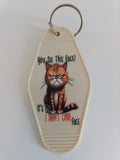 You See This Face? It's My I Don't Care Face Keychain