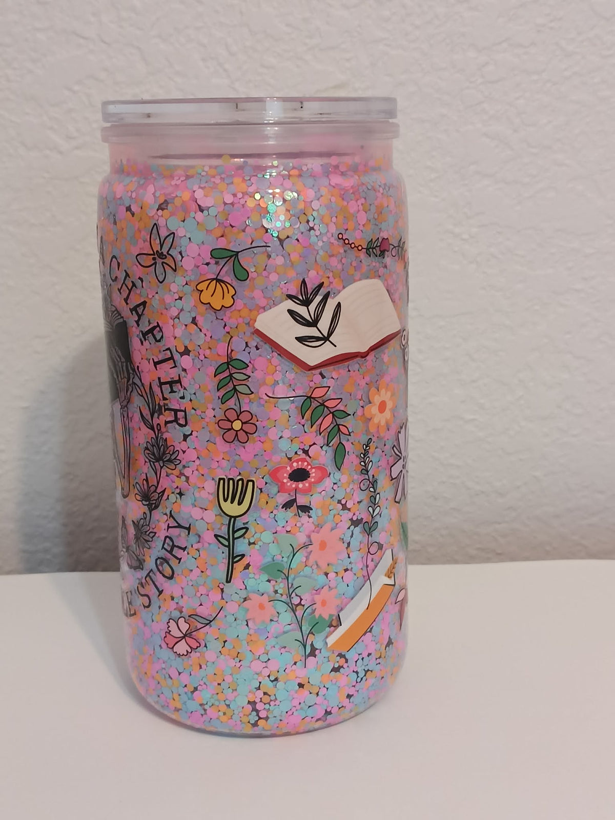 This Is Just A Chapter Skeleton Snowglobe Cup