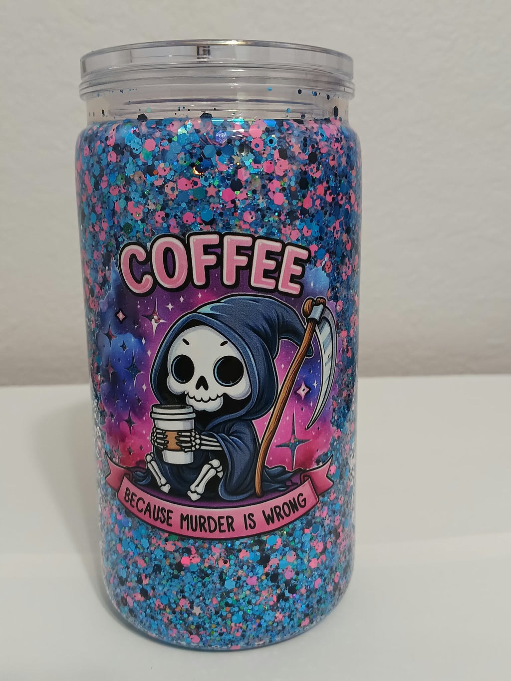 Coffee Because M*rder Is Wrong Coffee Cup
