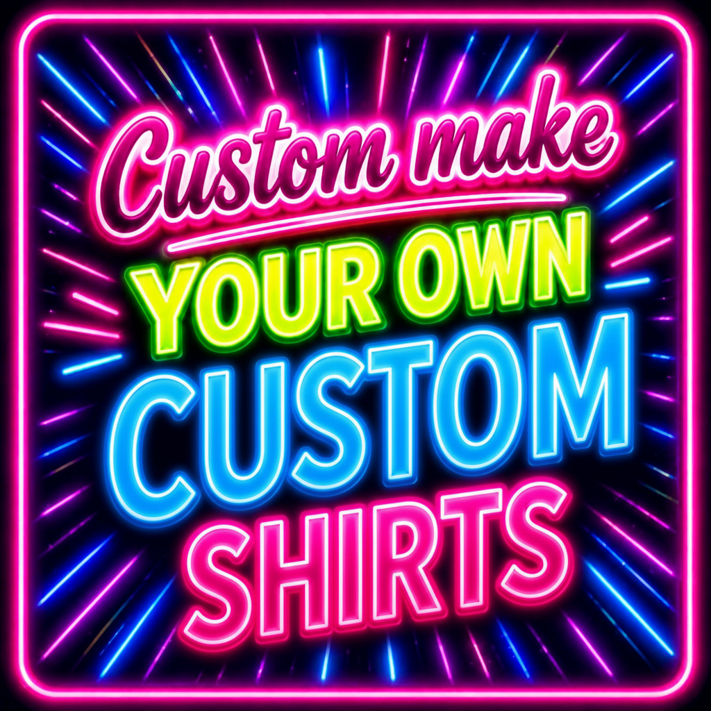 Custom Made Shirts Neon Sign