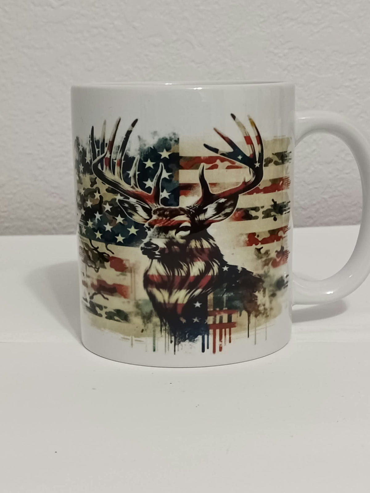 Patriotic Deer Mug