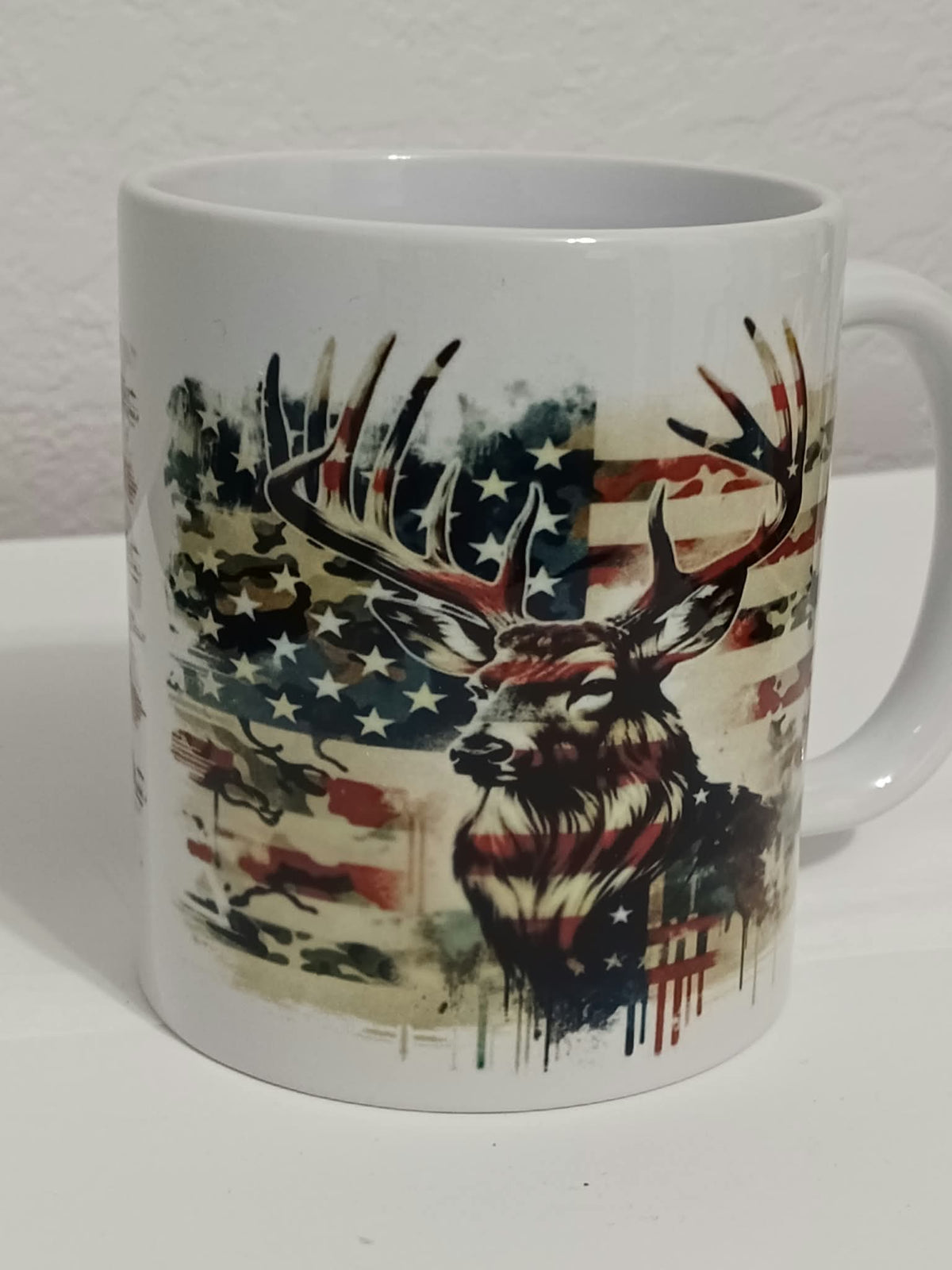 Patriotic Deer Mug