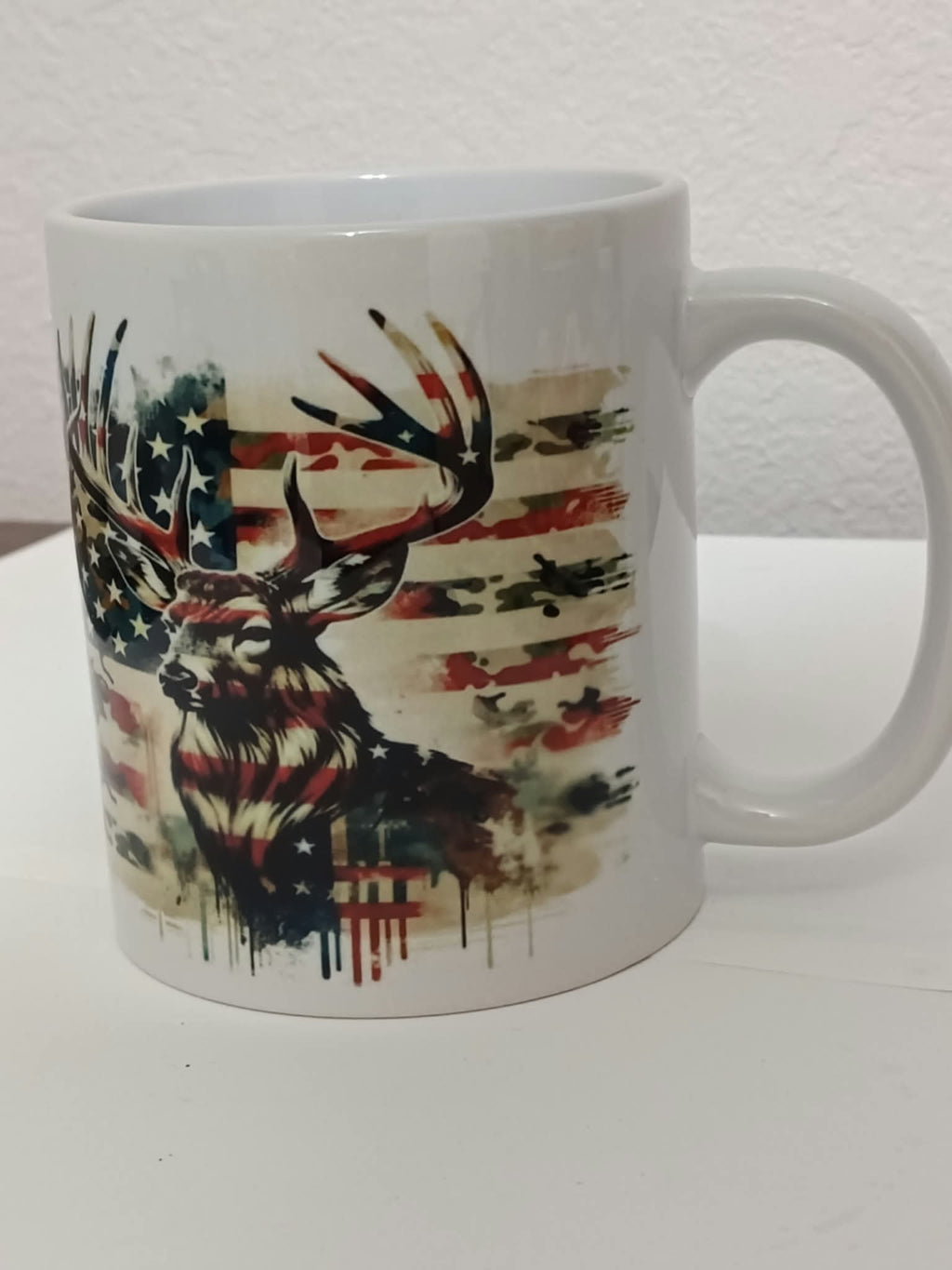 Patriotic Deer Mug
