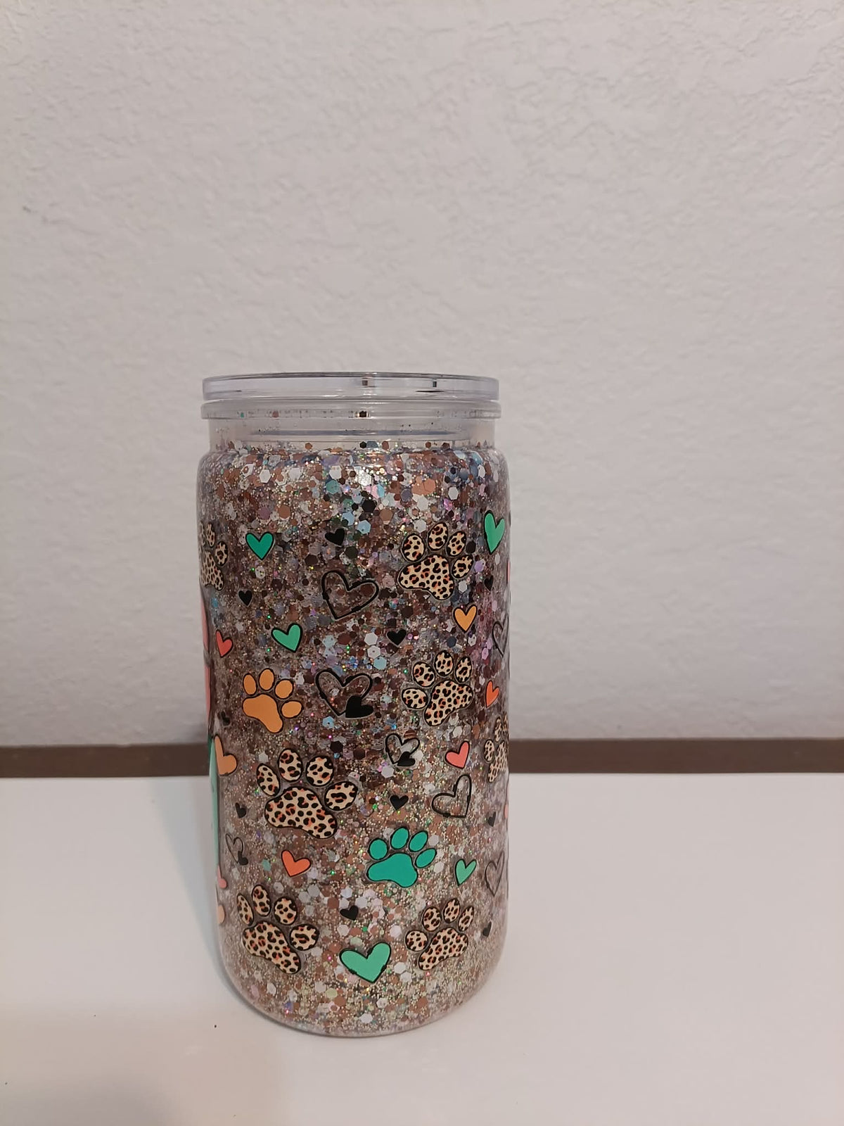 Dog Mom Snowglobe Cup – 16oz