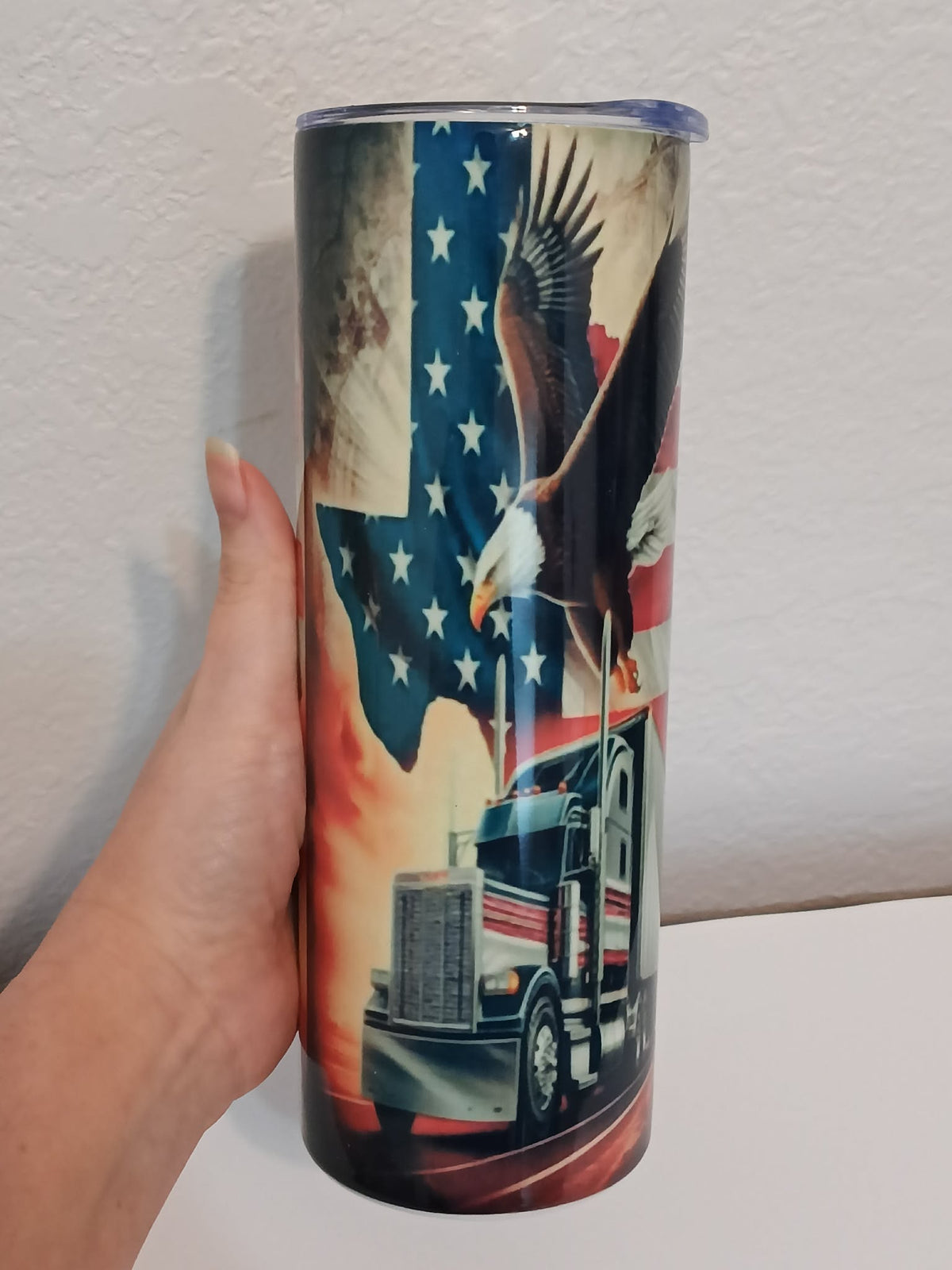 Patriot Trucker 20oz Tumbler