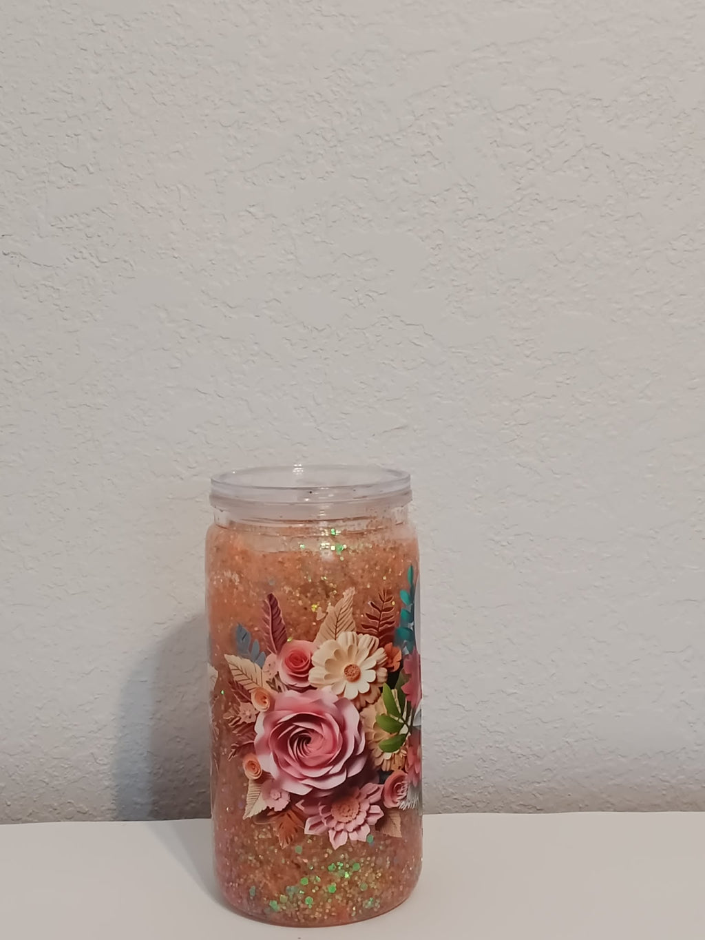 Floral Fox Snowglobe Cup