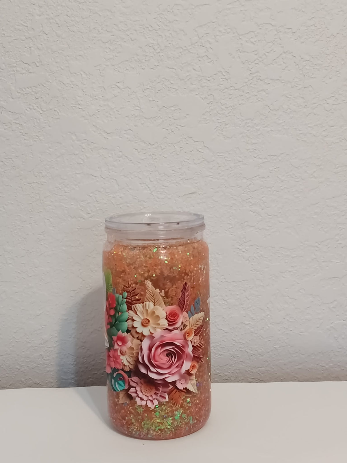 Floral Fox Snowglobe Cup