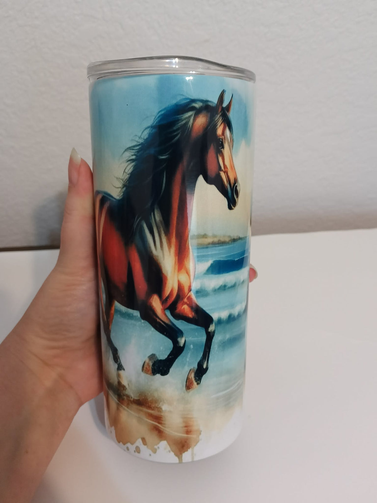 Watercolor Horse 15oz Tumbler