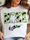 Spooky Ghost Nike-Style – DTF Transfer Design