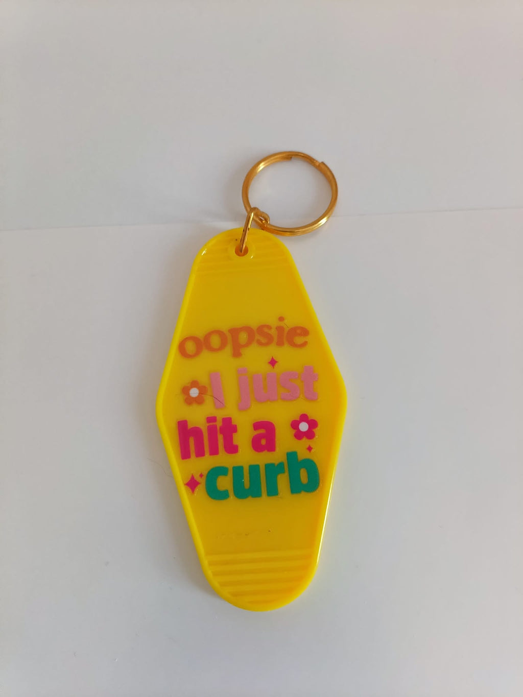 Oopsie I Just Hit A Curb Keychain