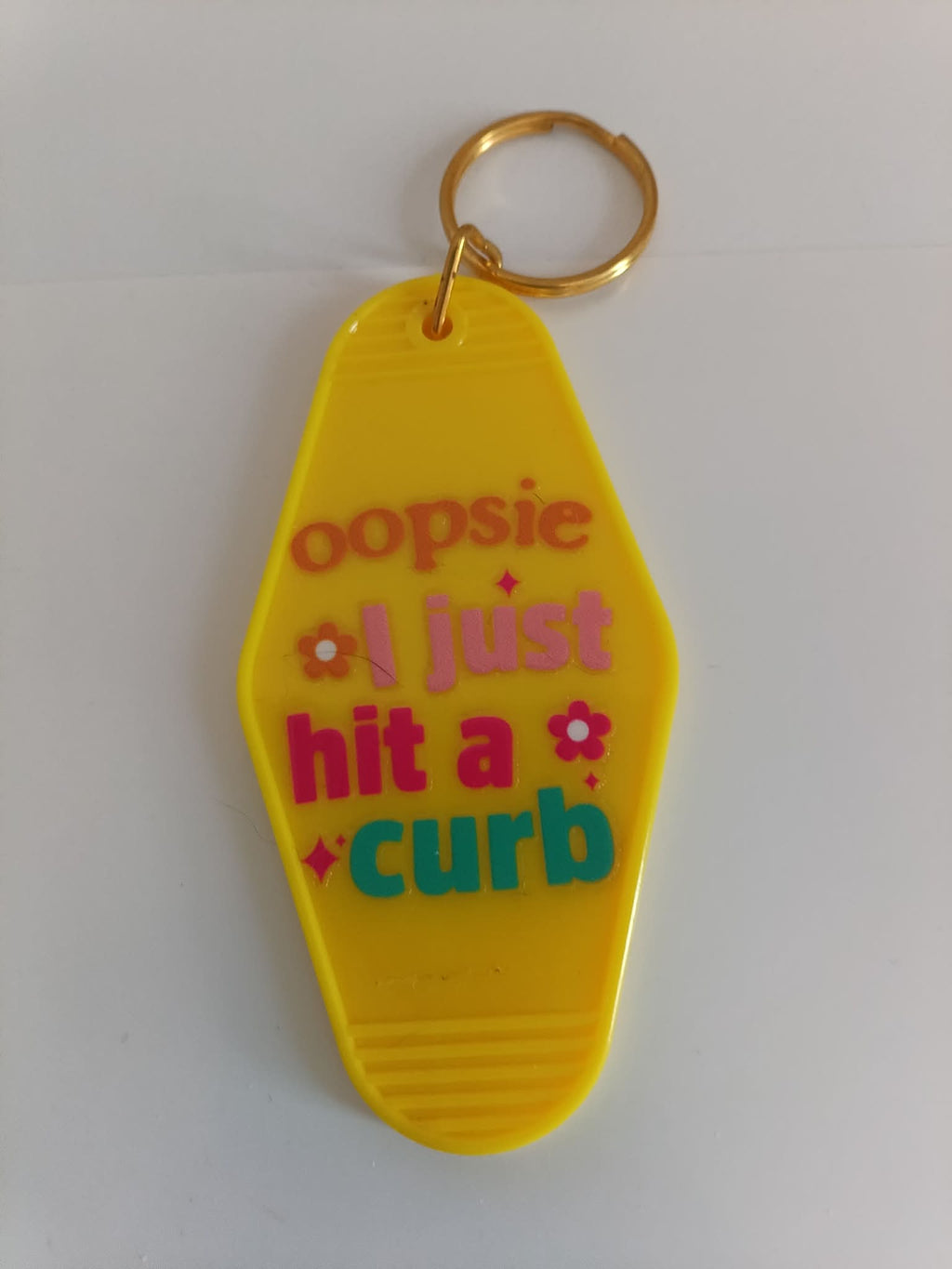 Oopsie I Just Hit A Curb Keychain