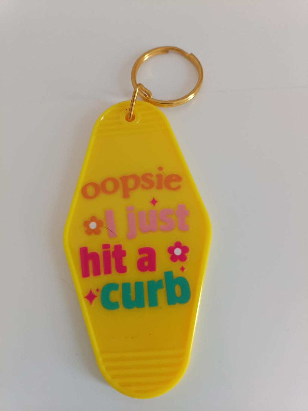 Oopsie I Just Hit A Curb Keychain