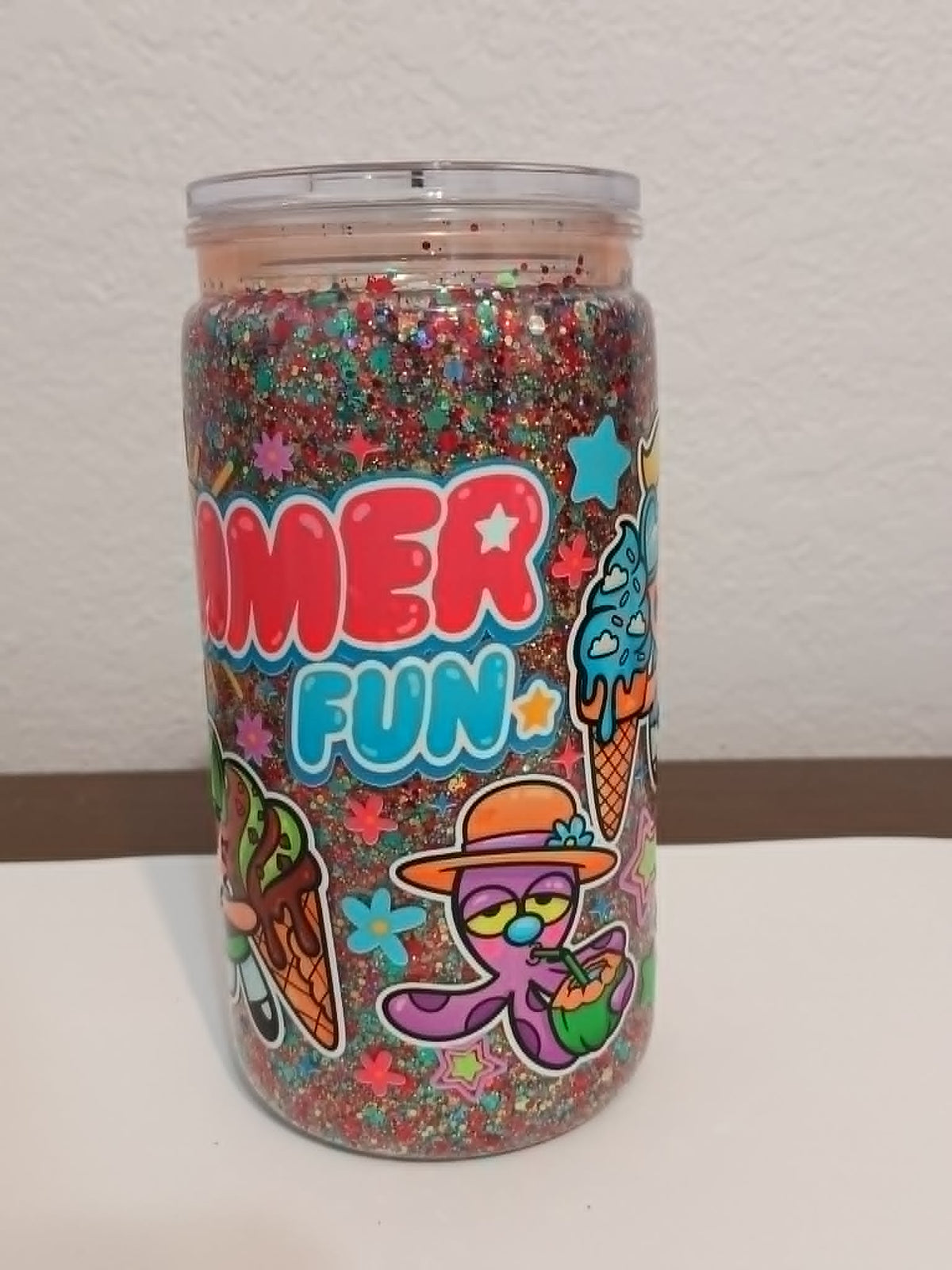 Summer Fun 16oz Snowglobe Cup