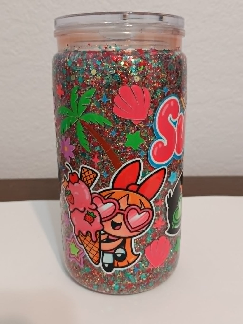 Summer Fun 16oz Snowglobe Cup