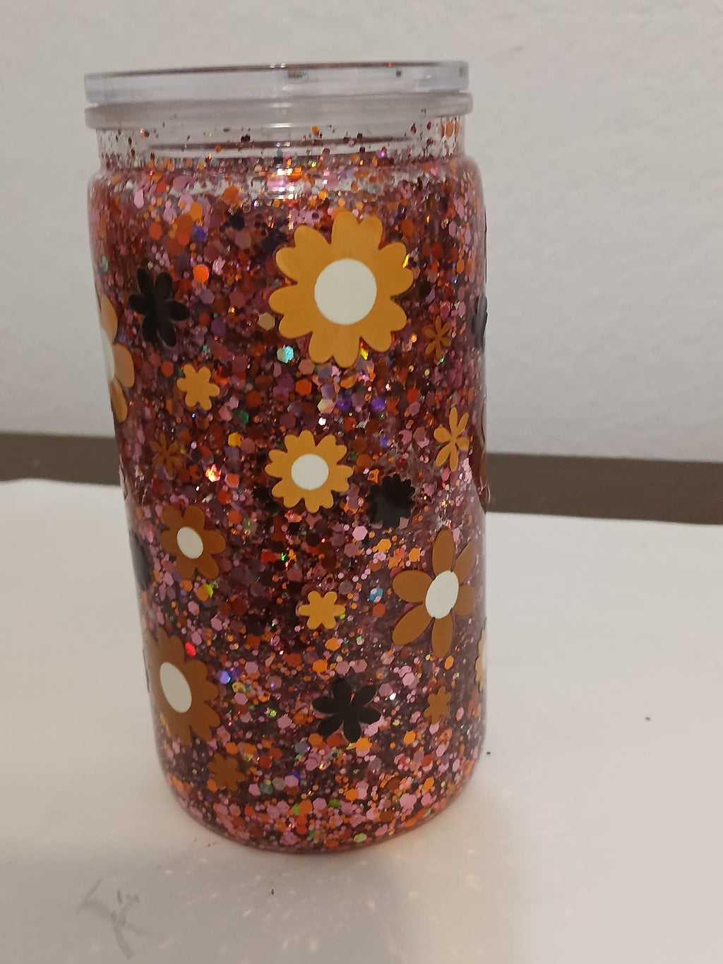 Retro Daisy 16oz Snowglobe Cup