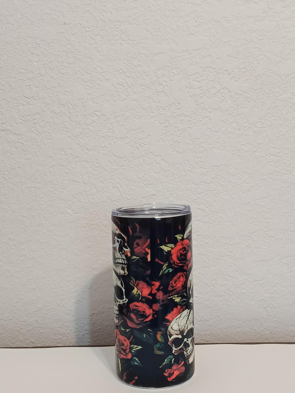 Skulls with Roses 15oz Stainless Steel Tumbler