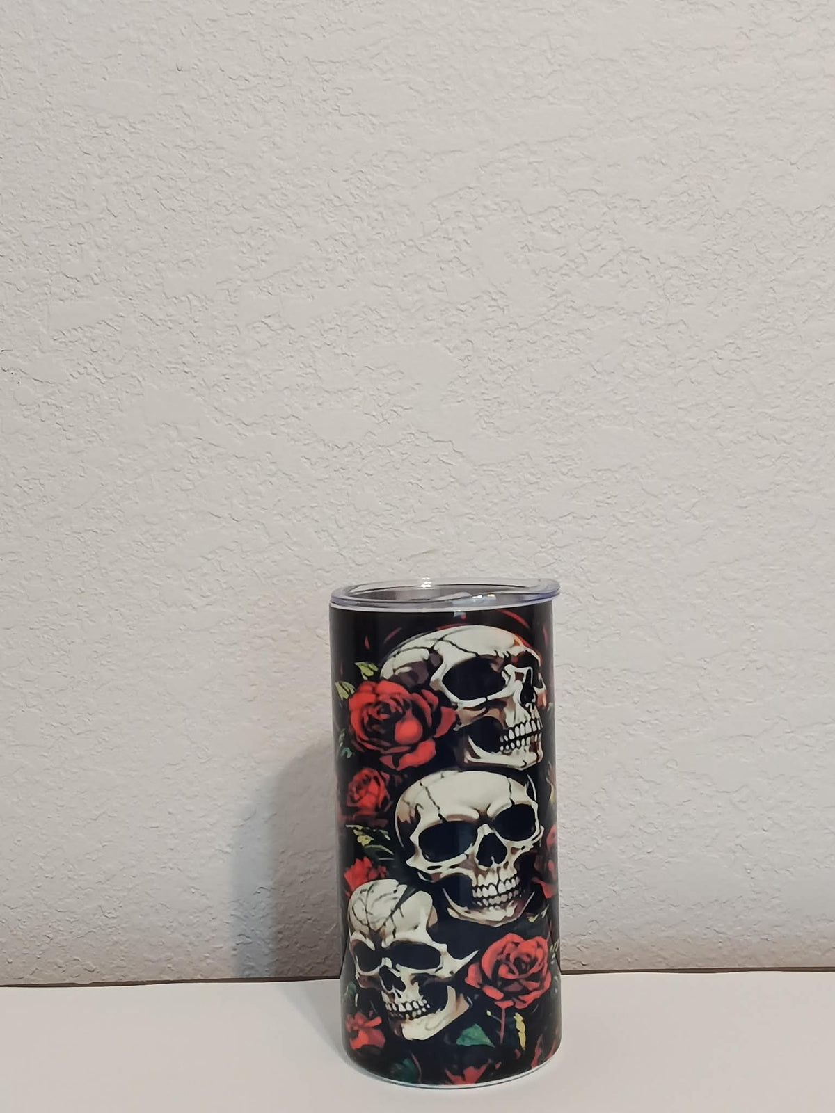 Skulls with Roses 15oz Stainless Steel Tumbler
