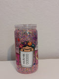 Floral Frida Glitter Tumbler