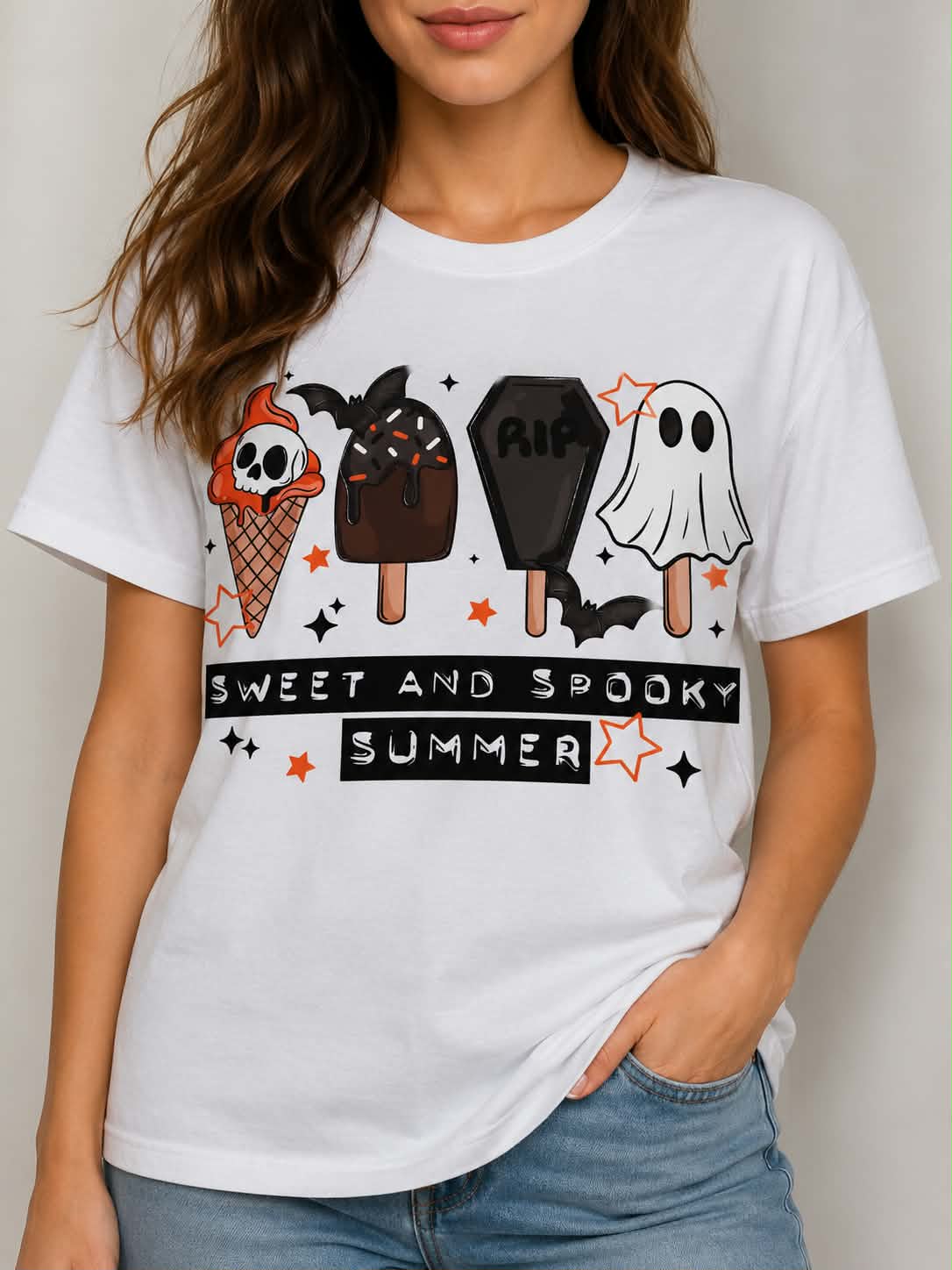 Sweet and Spooky Summer – DTF Transfer Design