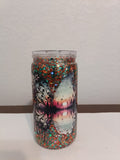 Sunset Butterfly 16oz Snowglobe Cup
