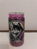 Wolf Dreamcatcher 16oz Snowglobe Cup